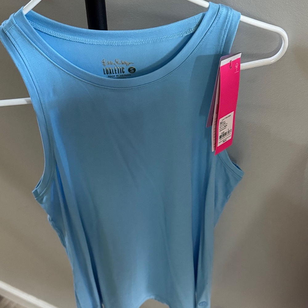 Lilly Pulitzer Frenchie Blue Westley Tank Top S NWT